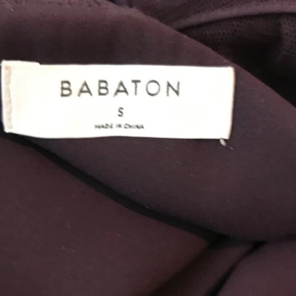 Aritzia Babaton Lionel Maroon Sleeveless Top Size S - Picture 8 of 10